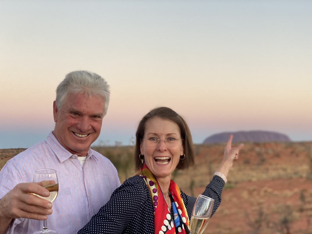 Excited to be at Uluru