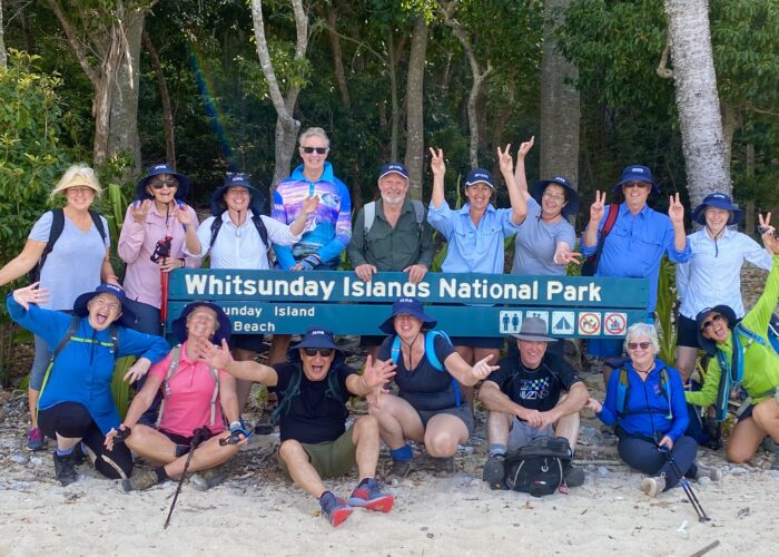 Hiking group Whitsunday Island