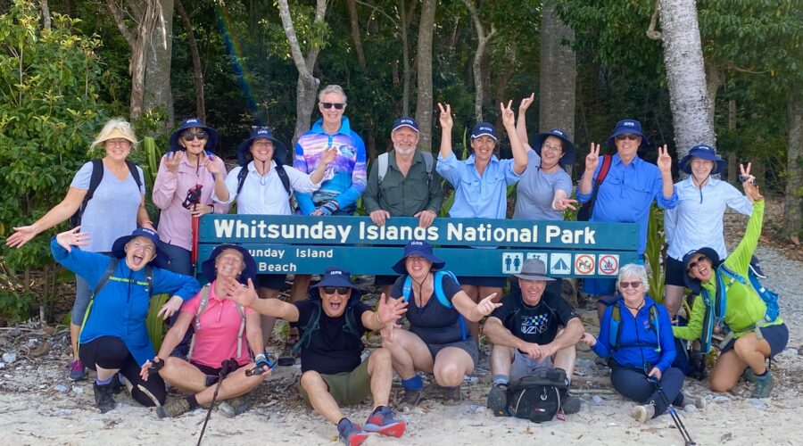 Hiking group Whitsunday Island