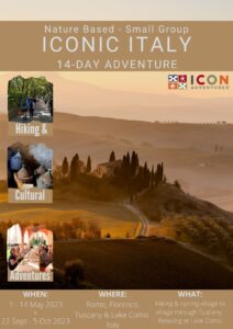 ICONIC Italy 2023 Itinerary