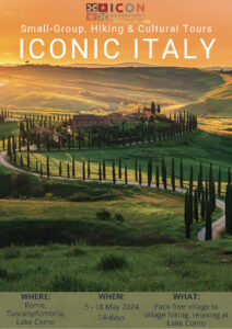 ICONIC Italy 2024 Itinerary Cover