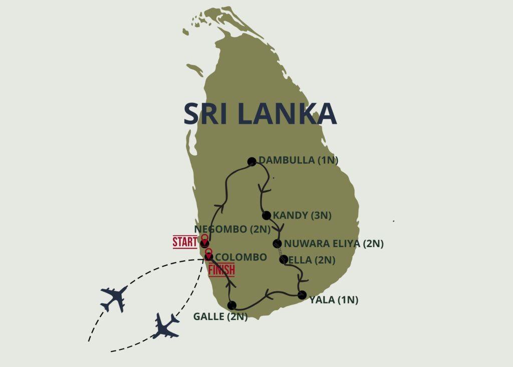 Sri Lanka Map