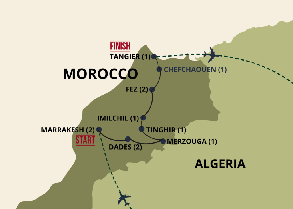 Morocco Map