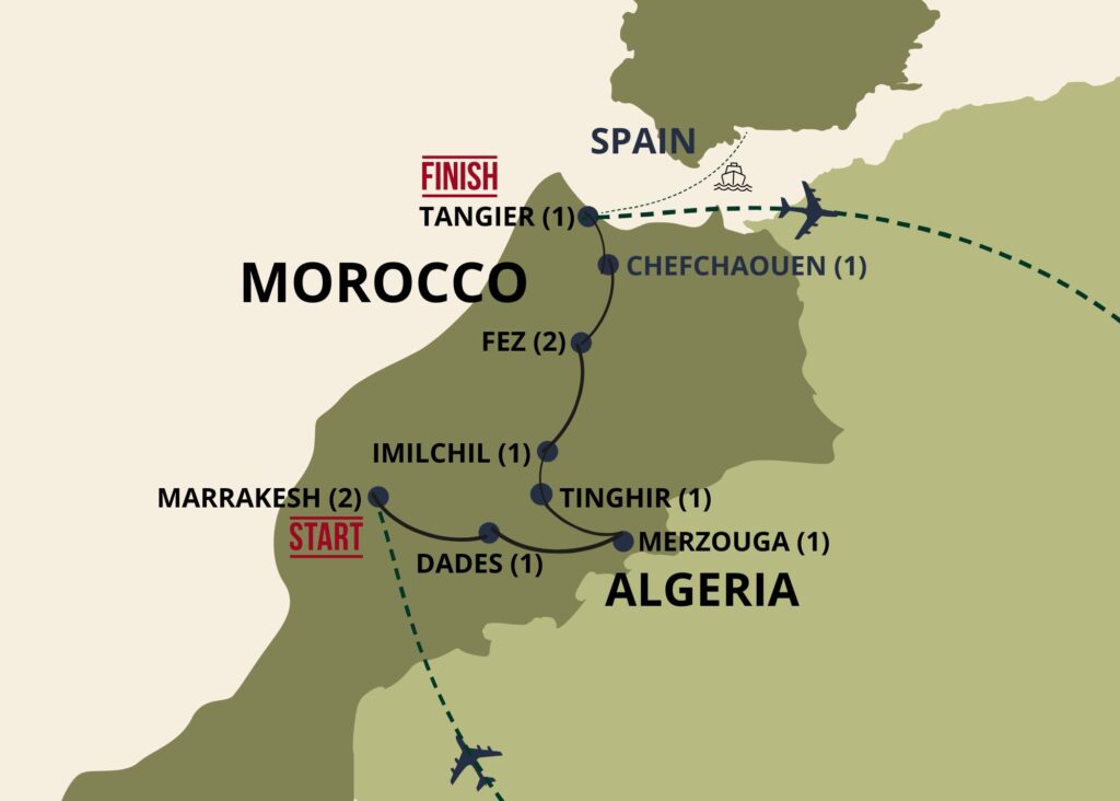 Morocco Map