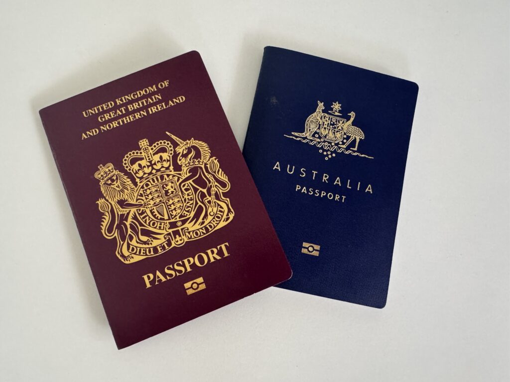 UK & Australian Passports
